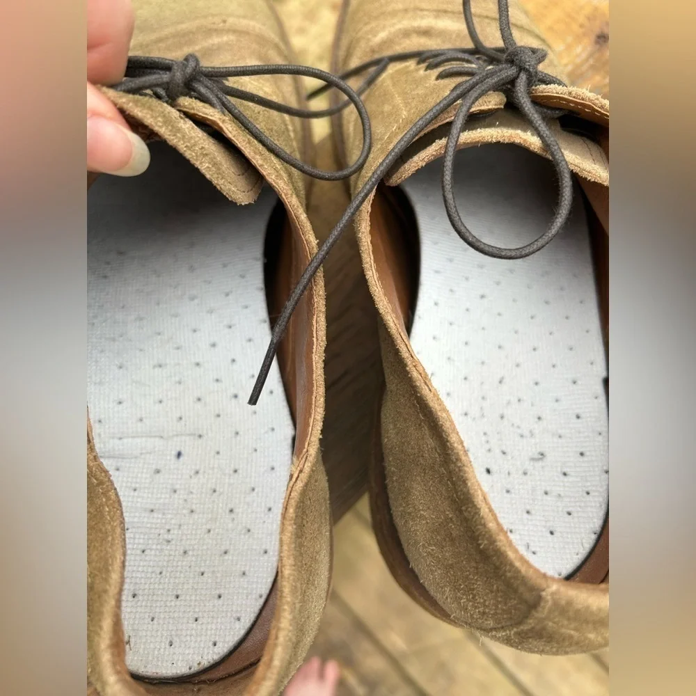 Frye Paul Bal Suede Oxford shoes size 13